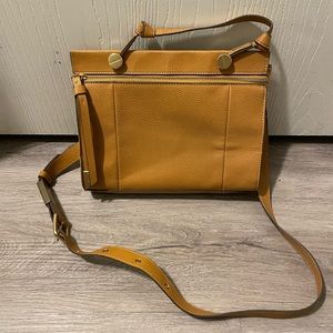 Mustard crossbody purse